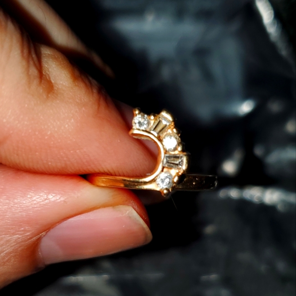 14k Gold and Diamond ring